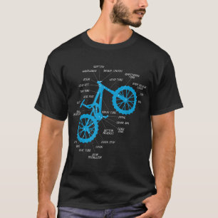T-shirt Anatomie complète MTB - Pièces VTT Cross Cycl
