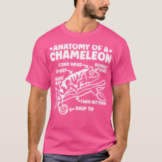 T-shirt Anatomie De Chameleon D'Un Chameleon 1