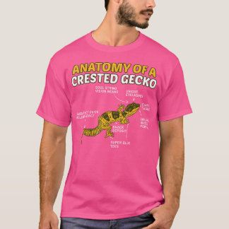 T-shirt Anatomie De Gecko Crested