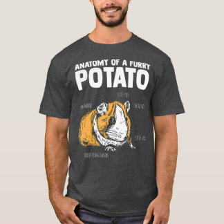 T-shirt Anatomie de la pomme de terre fourrée Hamster Hams