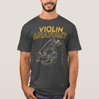 T-shirt anatomie de l'anatomie du violon twoset