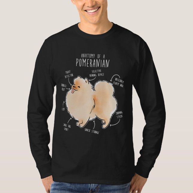 T-shirt Anatomie de Poméranie (Devant)