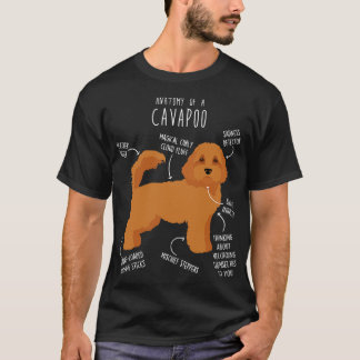 T-shirt Anatomie du chien Cavapoo 4