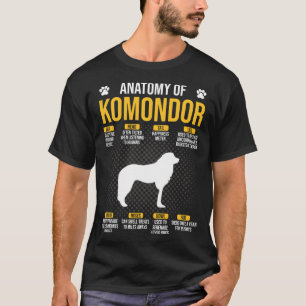T-shirt Anatomie Du Chien Komondor