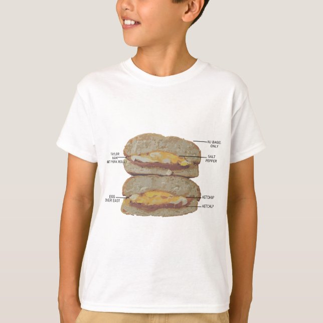 T-shirt Anatomie du jambon New Jersey Taylor (Devant)
