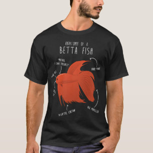 T-shirt Anatomie du poisson Betta