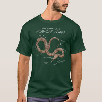 T-shirt Anatomie du serpent de Hognose Hog inspiré Nosed S