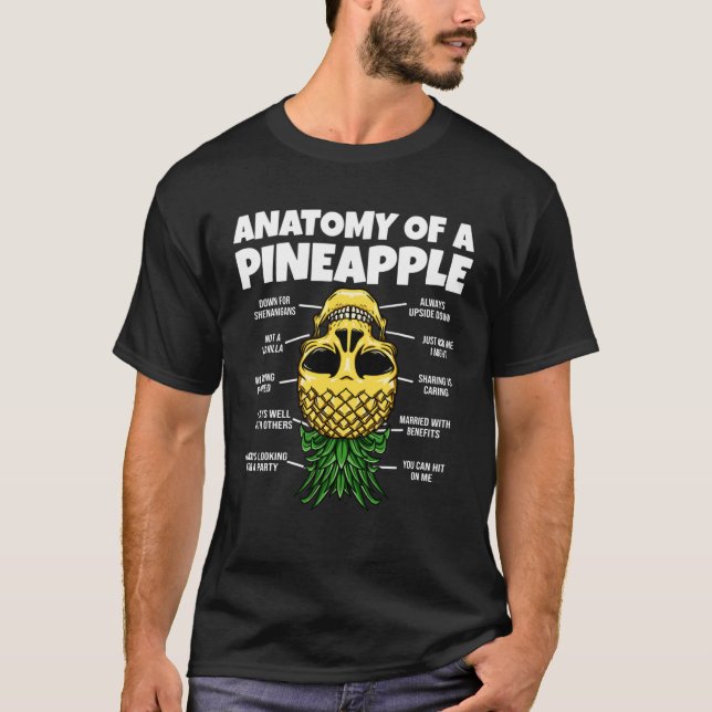 T-shirt Anatomie D'Un Aiguille À L'Arrivée De L'Ananas (Devant)