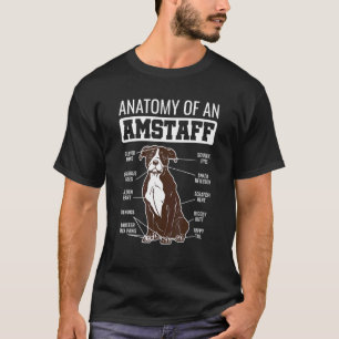 T-shirt Anatomie D'Un Amstaff American Staffordshire Terri