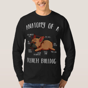 T-shirt Anatomie D'Un Animal Amoureux des chiens Français 