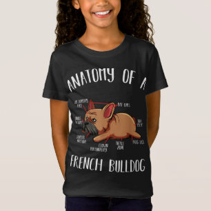 T-Shirt Anatomie D'Un Animal Amoureux des chiens Français