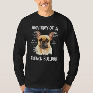T-shirt Anatomie D'Un Bulldog Français Pour Le Bruit De La