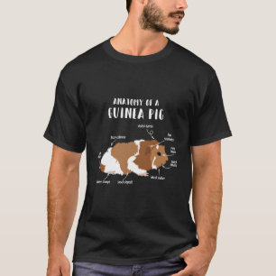 T-shirt Anatomie D'Un Cadeau De Cochon De Guinée
