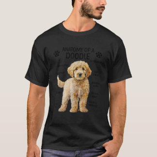 T-shirt Anatomie D'Un Chien Doodle Propriétaire Du Doodle