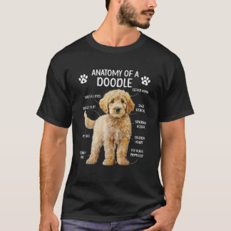 T-shirt Anatomie D'Un Chien Doodle Propriétaire Du Doodle