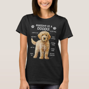 T-shirt Anatomie D'Un Chien Doodle Propriétaire Du Doodle