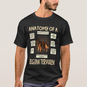 T-shirt Anatomie D'Un Chiot Tervuren Belge