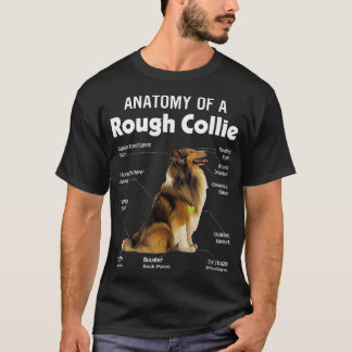 T-shirt Anatomie D'Un Collie Brut Drôle Amateur De Chien