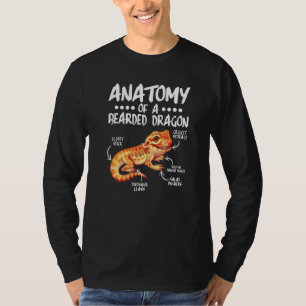 T-shirt Anatomie D'Un Dragon À Portes Pour Le Reptile