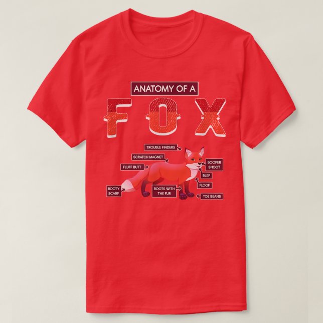 T-shirt Anatomie d'un FoCute pour les fans d'ennemis (Design devant)