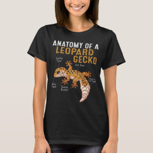 T-shirt Anatomie D'Un Gecko Léopard
