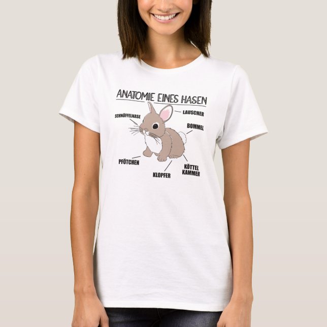 T-shirt Anatomie D'Un Grotte Drôle Knob Explication (Devant)
