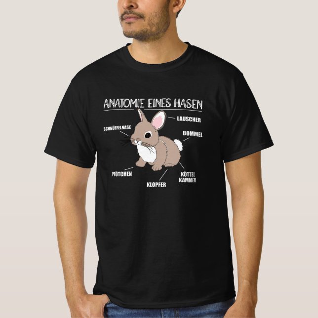 T-shirt Anatomie D'Un Grotte Drôle Knob Explication (Devant)
