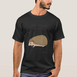 T-shirt Anatomie D'Un Hérisson De Hérisson Mauvais Hérisso