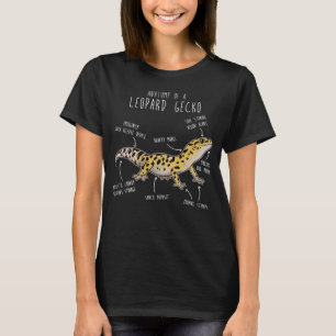 T-shirt Anatomie d'un léopard Gecko
