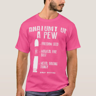 T-shirt Anatomie D'Un Pew Drôle Arme Gi À Balle