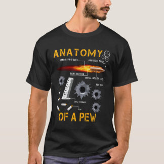 T-shirt Anatomie D'Un Pew Pewer Amendement Gun Drôle Cadea