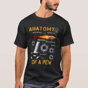 T-shirt Anatomie D'Un Pew Pewer Amendement Gun Drôle Cadea