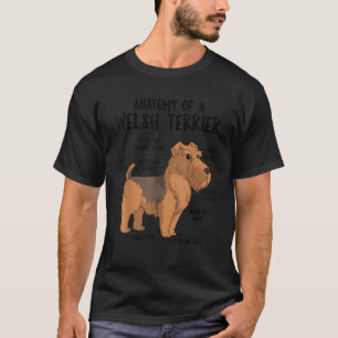 T-shirt Anatomie d'un propriétaire de chiot de chien gallo