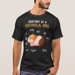 T-shirt Anatomie D'Un Propriétaire De Cochon De Guinée 