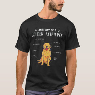 T-shirt Anatomie d'un Retriever doré