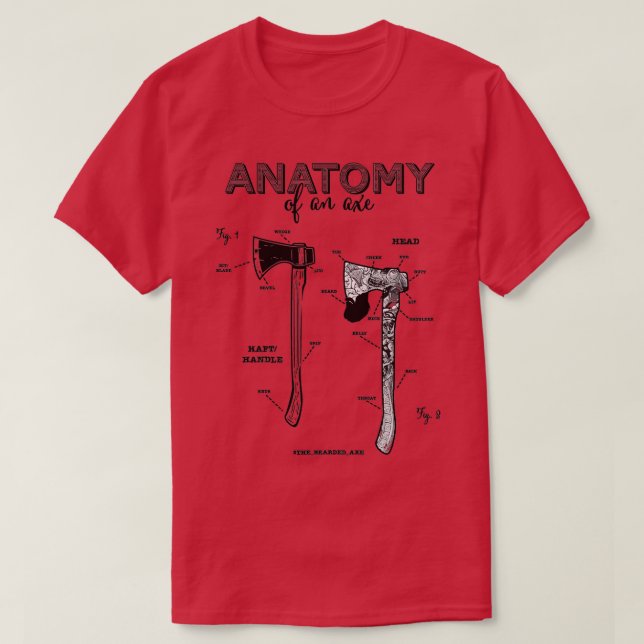T-shirt Anatomie d'un x (Design devant)