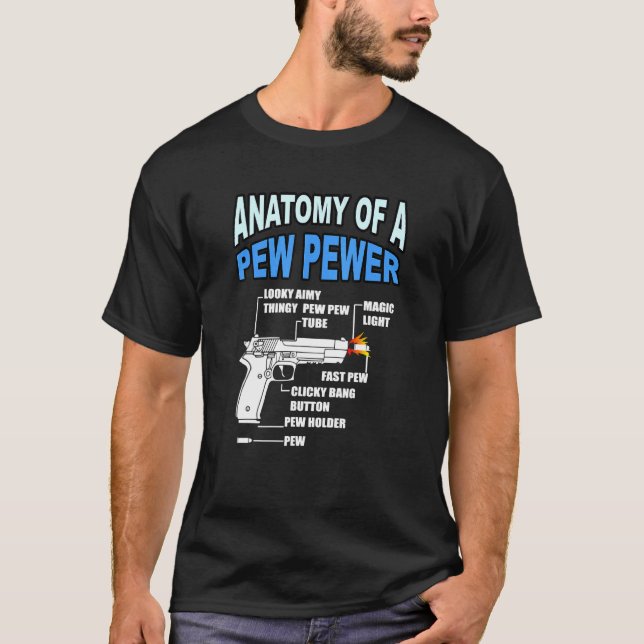 T-shirt Anatomie D'Une Arme À Puce De Poudre _5 (Devant)
