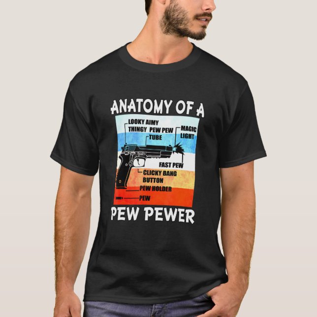 T-shirt Anatomie D'Une Arme À Puce De Poudre _6 (Devant)