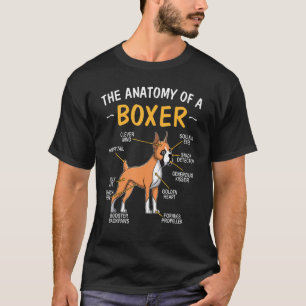 T-shirt Anatomie D'Une Boîte Pour Chien
