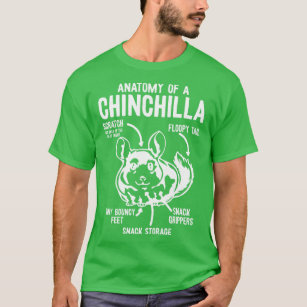 T-shirt Anatomie D'Une Chinchilla Chinchillas