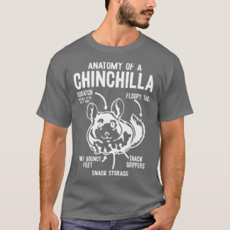 T-shirt Anatomie D'Une Chinchilla Chinchillas