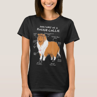 T-shirt Anatomie D'Une Collie Brutale Drôle Chien Don T S