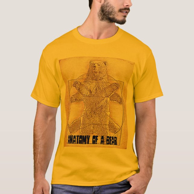 T-shirt Anatomie d'une coutume T d'ours (Devant)