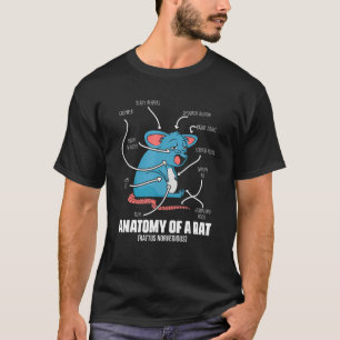 T-shirt Anatomie d'une définition de rat pour rongeur de s