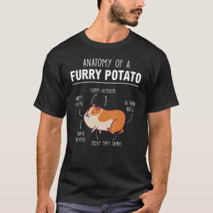 T-shirt Anatomie D'Une Pomme De Terre Furie Pour Le Cochon