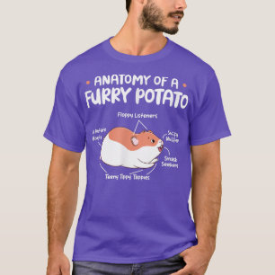 T-shirt Anatomie d'une pomme de terre furieuse Guinée Pig 