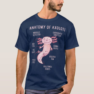 T-shirt Anatomie d'une science Axolotl d'un Axolotl 89