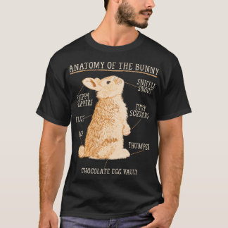 T-shirt Anatomie lapin Lapin Amoureux Animal Animaux Propr