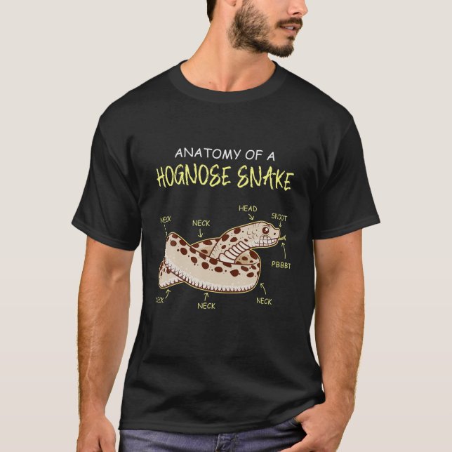 T-shirt Anatomie Snake Hook-Nosed Snake Natter Hognose Sna (Devant)
