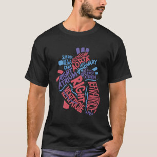 T-shirt Anatomique Hu He Cardiologie Médicale Infirmière C